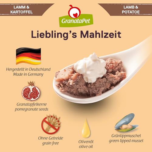 Hunde-Nassfutter GranataPet Liebling’s Mahlzeit Lamm & Kartoffel