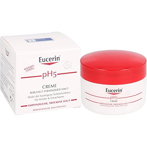 Eucerin-Gesichtscreme Eucerin pH5 Creme beruhigt strapazierte Haut