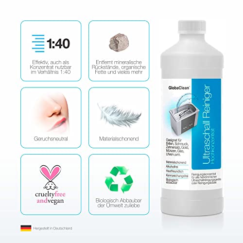 Ultraschallreiniger-Flüssigkeit GlobaClean Ultraschallreiniger