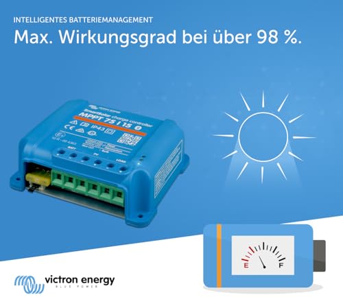 Solarladeregler Victron Energy SmartSolar MPPT 75V 15 Amp