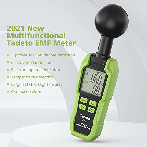 EMF-Messgerät Tadeto EMF Messgerät EMF Meter mit 3 Chips