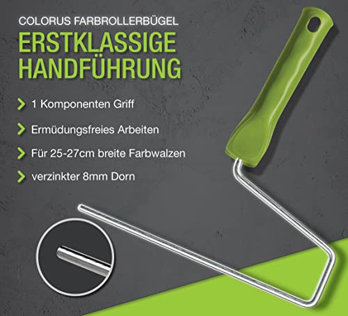 Farbroller Colorus 5 x Gelbfaden Set, Malerwalze 25 cm