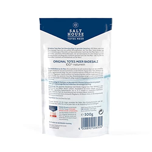 Badesalz Salthouse ® Original Totes Meer Therapie PUR 8er-Pack