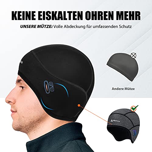 Fahrradhelm-Unterziehmütze HIKENTURE Fahrradmütze Winter