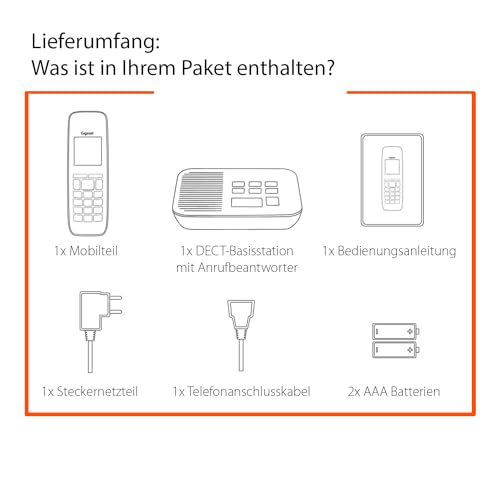 IP-Telefon Gigaset Comfort 520A, Schnurloses DECT-Telefon