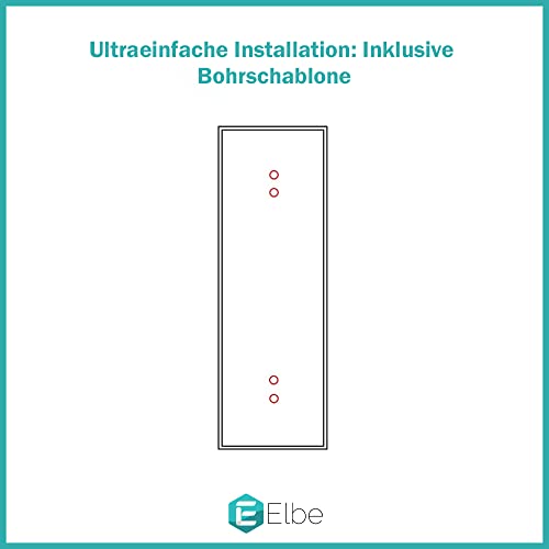 Duschpaneel Elbe ohne Armatur mit 3 Funktionen, Duschsystem