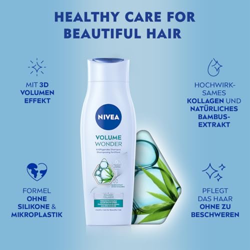 Volumen-Shampoo Nivea Volume Wonder Kräftigendes Shampoo