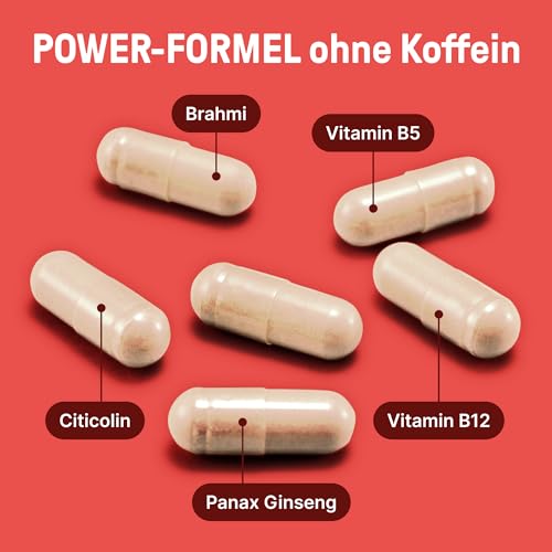 Gedächtnis-Tabletten BrainEffect FOCUS Natürliche, Koffeinfreie