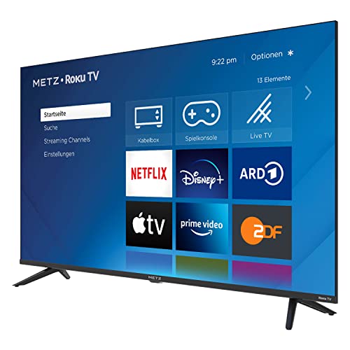 Smart-TV METZ Blue Roku TV, HD Smart TV, 32 Zoll, 80 cm, Fernseher