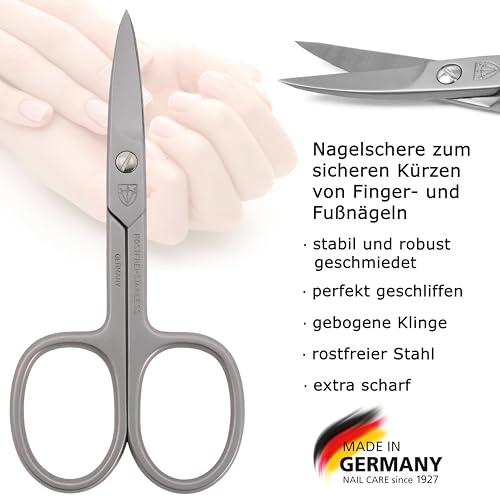 Nagelschere Drei Schwerter, gebogen, Scharfe Klinge