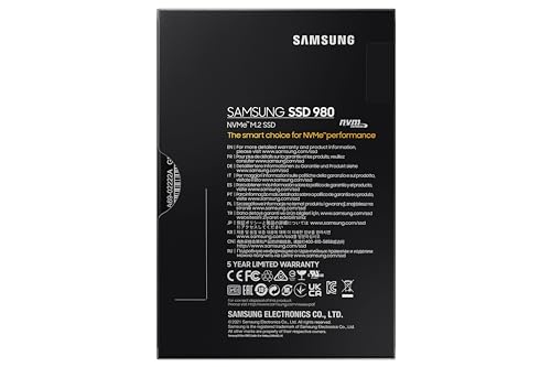 Samsung-SSD Samsung 980 NVMe M.2 SSD, 1 TB, PCIe 3.0