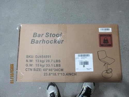 Barhocker DICTAC 2er Set, höhenverstellbar mit Lehne drehbar