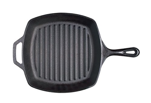 Grillpfanne Lodge Gusseisen IN.L8SGP3, Inoxidable, schwarz