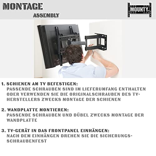 TV-Wandhalterung-65-Zoll MOUNTY TV Wandhalterung MY156