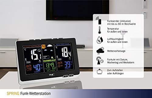 Wetterstation TFA Dostmann Spring , für Innen und Außen, Funk