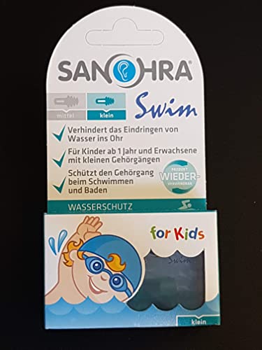 Ohrstöpsel Schwimmen SANOHRA swim Ohrstöpsel für Kinder