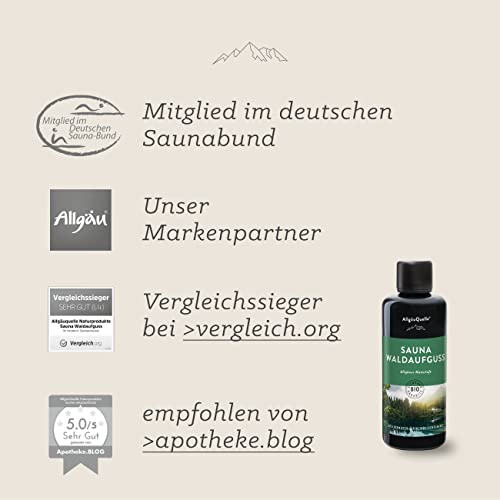 Bio-Saunaaufguss AllgäuQuelle Naturprodukte AllgäuQuelle®