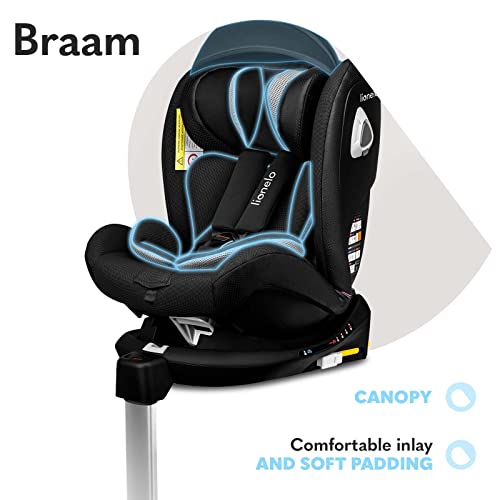 Lionelo-Kindersitz Lionelo Braam Kindersitz Isofix und Stützfuß