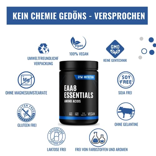 EAA-Kapseln Gym Nutrition Multi Amino- EAA Pattern, 510 Tabl.