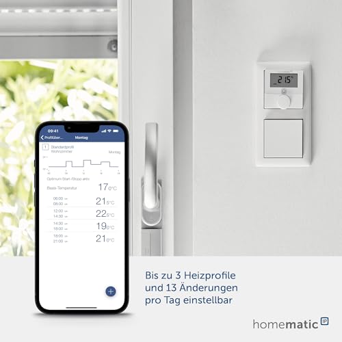 Raumthermostat WLAN Homematic IP Smart Home Wand