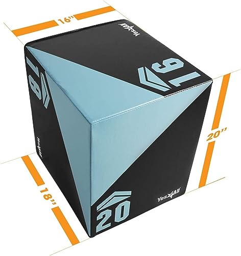 Plyo-Box Yes4All 9PRY Unisex Soft Plyo Box, 50,8 x 45,7 x 40,6 cm