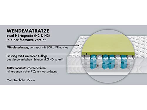 Traumnacht-Matratze Traumnacht Basis 7-Zonen 2 in 1 Duo
