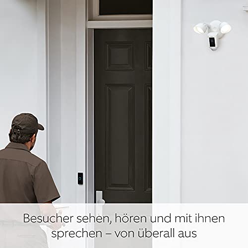 Alarmanlage mit Kamera Ring Flutlichtkamera Plus Kabel