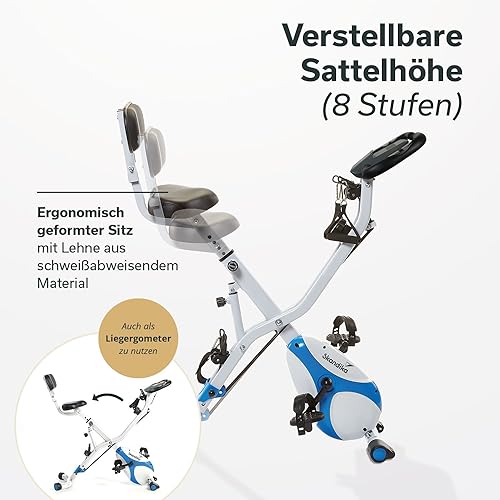 Heimtrainer (klappbar) Skandika Fitnessbike Foldaway X-3000