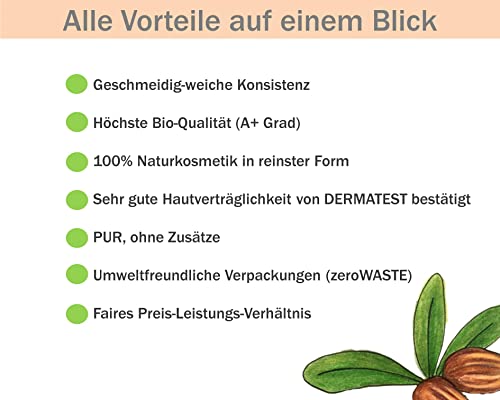 Bio-Sheabutter purSHEA -Bio Sheabutter-unraffiniert, kaltgepresst