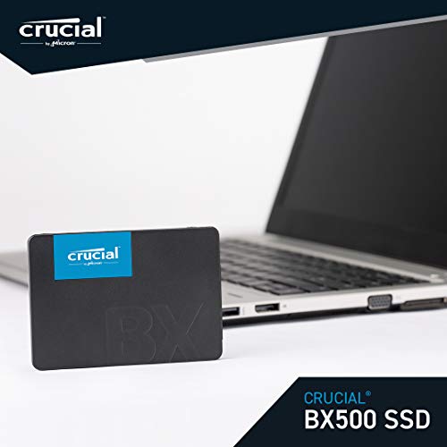 SSD-Festplatte Crucial BX500 1TB 3D NAND SATA 2,5 Zoll Intern