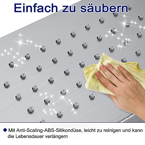 Duschpaneel UISEBRT Regendusche – 4 IN 1 Regendusch System Duschset