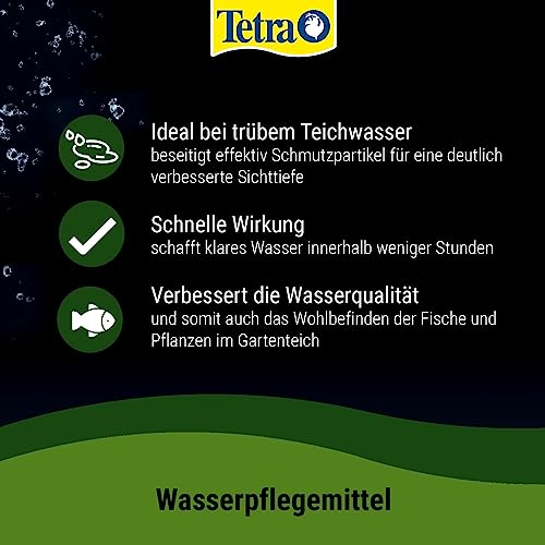 Teichklar Tetra Pond CrystalWater, Wasserklärer gegen Trübungen