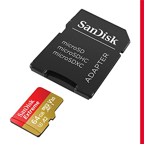 Micro-SD-64GB SanDisk Extreme microSDXC UHS-I Speicherkarte