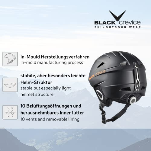 Snowboardhelm Black Crevice Skihelm Kitzbühel, BCR143764