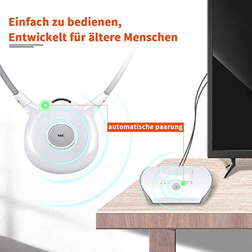 Funkkopfhörer Holdsound APH100 für Fernseher, 2,4 GHz TV Kopfhörer