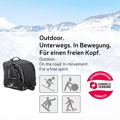 Skischuhtasche mit Helmfach Black Crevice Skischuh- & Helmtasche