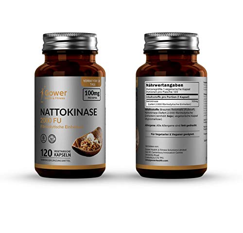 Nattokinase Gower Health & Fitness GH 100mg Kapseln