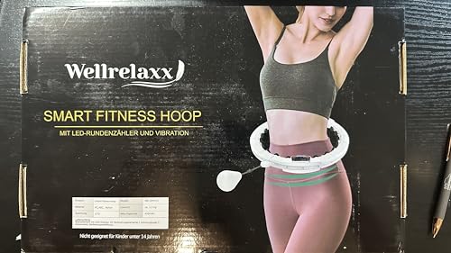 Smart-Hula-Hoop WELLRELAXX Smart Hula Hoop Reifen Erwachsene