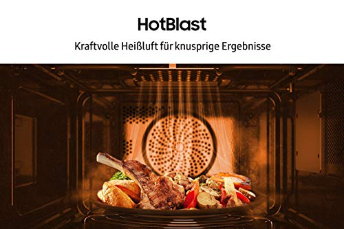 Mikrowelle mit Grill und Heißluft Samsung MC2BM6035CS/EG Kombi-