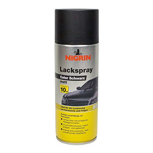 Lackspray NIGRIN 3x 74112 Color Schwarz matt 400 ml