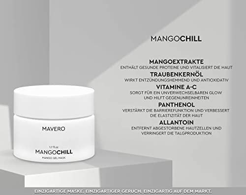 Feuchtigkeitsmaske MAVERO Cosmetics MAVERO MANGOCHILL – Vitamin C