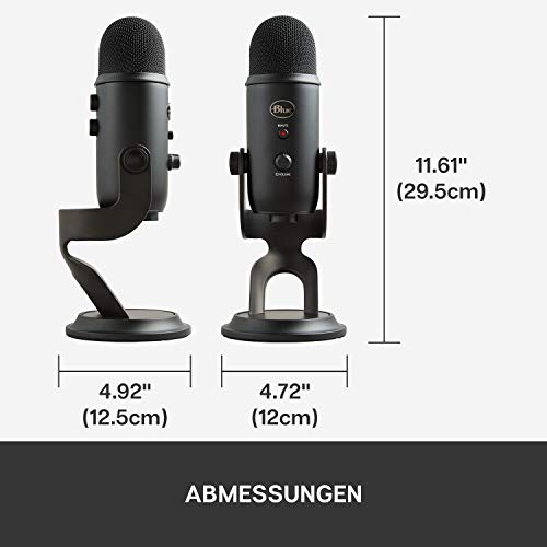 USB-Mikrofon Logitech for Creators Blue Yeti für Aufnahmen