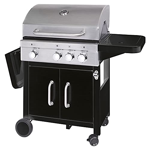 Camping-Gasgrill ProfiCook ® 3 Brenner + 1 Seitenbrenner