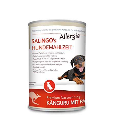 Hunde-Nassfutter SALiNGO Premium Hundefutter nass Känguru