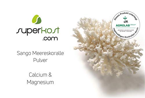 Calcium-Pulver Superkost Sango Meereskoralle Pulver Calcium
