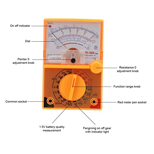 Analog-Multimeter Nimomo Multimeter Analoges Voltmeter