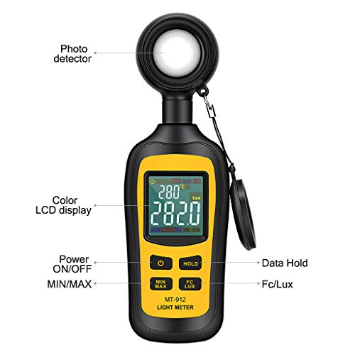 Luxmeter URCERI Digital Tragbar Photometer Belichtungsmesser