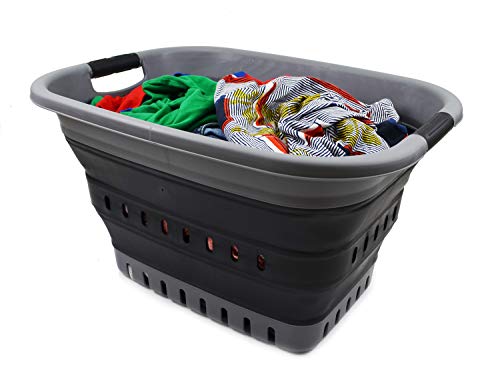 Faltbarer Wäschekorb SAMMART 37L Collapsible Plastic Laundry Basket