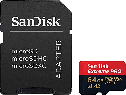 Micro-SD-64GB SanDisk 64 GB Extreme PRO microSDXC-Karte