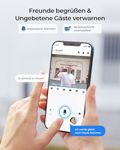 Türsprechanlage Einfamilienhaus Reolink Video-Türklingel